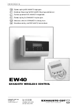 Exhausto EW 40 Manual preview