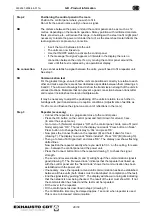 Preview for 40 page of Exhausto EW 40 Manual