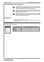 Предварительный просмотр 16 страницы Exhausto EXact Basic Instructions