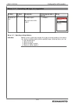 Preview for 21 page of Exhausto EXact2 HMI2-350-TOUCH Basic Instructions