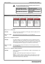 Preview for 23 page of Exhausto EXact2 HMI2-350-TOUCH Basic Instructions