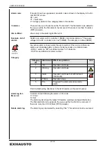 Preview for 62 page of Exhausto EXact2 VEX240 series Basic Instructions