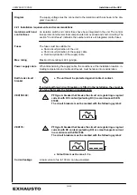 Preview for 10 page of Exhausto VEX100CF Series Installation Manual