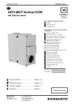 Preview for 1 page of Exhausto VEX100CF Series Original Instructions Manual