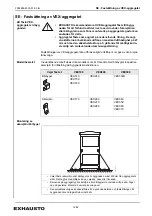 Preview for 14 page of Exhausto VEX100OD Manual