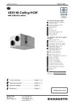 Предварительный просмотр 1 страницы Exhausto VEX140 Manual