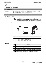 Предварительный просмотр 17 страницы Exhausto VEX140 Manual