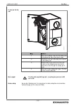 Preview for 17 page of Exhausto VEX160 Series Original Instructions Manual