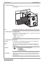 Preview for 8 page of Exhausto VEX200 series Mechanical Installation Instructions