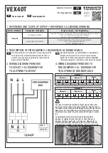 Exhausto VEX40T Assembly Instruction preview