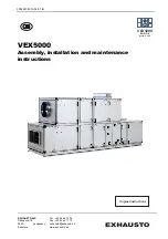 Exhausto VEX5000 Series Assembly, Installation And Maintenance Instructions preview