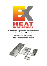 Preview for 1 page of EXHeat HEF 100 Installation, Operation, &  Maintenance Instruction