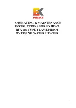 Preview for 1 page of EXHeat RFA-OS7 Operating & Maintenance Instructions