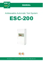 Предварительный просмотр 1 страницы Exi ESC-200 Manual