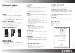 Exibel 38-4768 Quick Start Manual preview