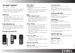 Preview for 3 page of Exibel 38-4768 Quick Start Manual