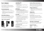 Preview for 5 page of Exibel 38-4768 Quick Start Manual