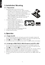 Preview for 6 page of Exibel BDX600 User Manual