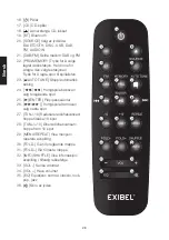 Предварительный просмотр 28 страницы Exibel BDX610 Manual