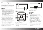 Preview for 3 page of Exibel BX50 Instruction Manual