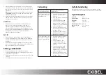 Preview for 6 page of Exibel BX50 Instruction Manual