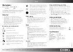 Preview for 3 page of Exibel CO50-UK Instruction Manual