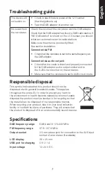 Предварительный просмотр 7 страницы Exibel DABX30C Instruction Manual