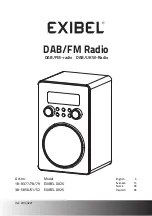 Предварительный просмотр 1 страницы Exibel DX25 User Manual