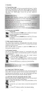 Preview for 5 page of Exibel FX-117 Manual