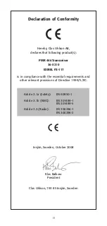 Предварительный просмотр 10 страницы Exibel FX-117 Manual