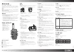 Предварительный просмотр 3 страницы Exibel FX250 Instruction Manual