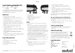 Preview for 3 page of Exibel L402-A-UK Instruction Manual