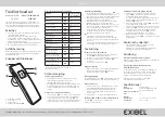 Предварительный просмотр 2 страницы Exibel MBH-600-UK User Manual