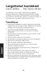 Preview for 26 page of Exibel Tonalite MH-802 Manual