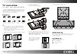 Preview for 2 page of Exibel Wall mount 50 Manual