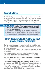 Preview for 5 page of Exide GEL G85 Manual