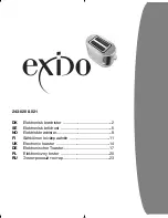 Preview for 1 page of Exido 243-020 & 021 User Manual