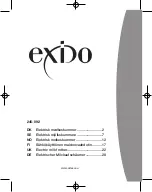 Preview for 1 page of Exido 245-092 Manual