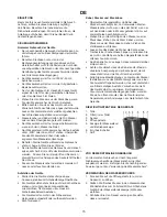 Preview for 15 page of Exido Cord Free Electrical Kettle 245-065 User Manual