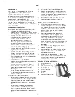 Preview for 12 page of Exido Cordless Jug Kettle 245-035 User Manual