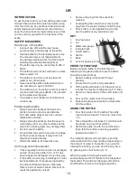 Preview for 10 page of Exido Cordless Jug Kettle 245-061 Product Manual