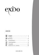 Preview for 1 page of Exido Hairstraightener 235-013 User Manual