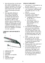 Preview for 3 page of Exido Hairstraightener 235-013 User Manual