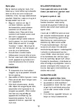 Preview for 12 page of Exido Hairstraightener 235-013 User Manual