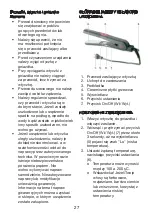 Preview for 27 page of Exido Hairstraightener 235-013 User Manual