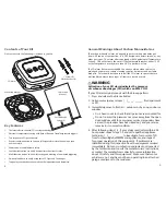 Предварительный просмотр 3 страницы Exigent Sensors EX20 CO User Manual