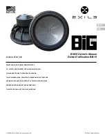 Preview for 1 page of Exile BiG15 Owner'S Manual