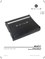 Предварительный просмотр 1 страницы Exile Shift S250.1 User Manual