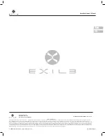 Предварительный просмотр 8 страницы Exile Shift S250.1 User Manual