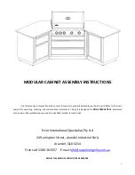 Предварительный просмотр 1 страницы Exim International Island series Assembly Instructions Manual